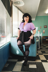 JACKIE - BALLET THIGH HIGH - BLACK - D